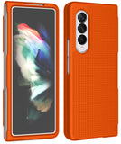 Grid Textured Hard Case Slim Cover for Samsung Galaxy Z Fold 3 5G 2021 Fold3
