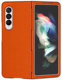 Grid Textured Hard Case Slim Cover for Samsung Galaxy Z Fold 3 5G 2021 Fold3