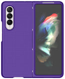 Grid Textured Hard Case Slim Cover for Samsung Galaxy Z Fold 3 5G 2021 Fold3