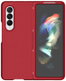 Grid Textured Hard Case Slim Cover for Samsung Galaxy Z Fold 3 5G 2021 Fold3