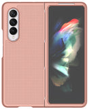 Grid Textured Hard Case Slim Cover for Samsung Galaxy Z Fold 3 5G 2021 Fold3