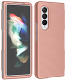 Grid Textured Hard Case Slim Cover for Samsung Galaxy Z Fold 3 5G 2021 Fold3