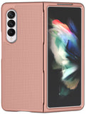 Grid Textured Hard Case Slim Cover for Samsung Galaxy Z Fold 3 5G 2021 Fold3