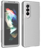 Grid Textured Hard Case Slim Cover for Samsung Galaxy Z Fold 3 5G 2021 Fold3
