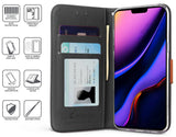 Durable Wallet Case Credit Card Slot Cover + Wrist Strap for iPhone 11 Pro Max