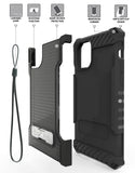 Rugged Tri-Shield Case Cover Kickstand Lanyard Strap for Apple iPhone 11 Pro