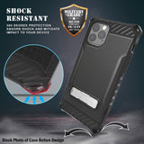 Rugged Tri-Shield Case + Belt Clip for iPhone 11 PRO MAX - Patriotic Series