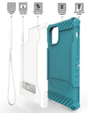 Rugged Tri-Shield Case Cover Kickstand Lanyard Strap for Apple iPhone 11 Pro