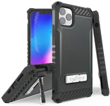 Rugged Tri-Shield Case Cover Kickstand Lanyard Strap for Apple iPhone 11 Pro