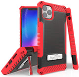 Rugged Tri-Shield Case Cover Kickstand Lanyard Strap for Apple iPhone 11 Pro