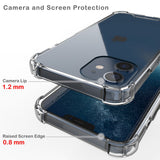 AquaFlex Transparent Anti-Shock Clear Case Slim Cover for Apple iPhone 12 Mini