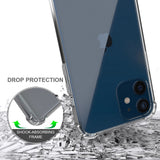 AquaFlex Transparent Anti-Shock Clear Case Slim Cover for iPhone 12 / 12 Pro