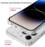 AquaFlex Anti-Shock Clear Case Slim Cover for iPhone 15 Pro Max