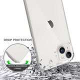 AquaFlex Anti-Shock Clear Case Slim Cover for iPhone 15 Plus