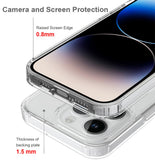 AquaFlex Anti-Shock Clear Case Slim Cover for iPhone 15 Pro