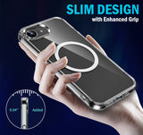 Clear Acrylic TPU Case for iPhone 16e Phone (2025) - Compatible with MagSafe