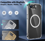 Case & Belt Clip Holster for iPhone 17e 16e (Compatible with Magsafe) - Clear