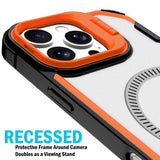 Camera Stand Case Rubber Trim for iPhone 16 Pro - Compatible with MagSafe