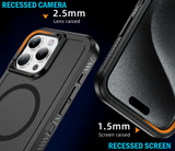 Tough Dual Layer Seam Case for iPhone 16 Pro Max - Compatible with MagSafe