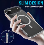 Clear Acrylic TPU Case for iPhone 17 Air - Compatible with MagSafe