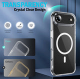 Clear Acrylic TPU Case for iPhone 17 Air - Compatible with MagSafe