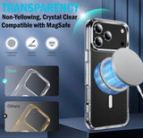 Wallet + Strap + Clear Case Combo for iPhone 17 Pro Max, Compatible with Magsafe