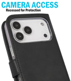 Wallet + Strap + Clear Case Combo for iPhone 17 Pro Max, Compatible with Magsafe