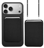 Woven Case + Wallet + Crossbody Strap Combination for iPhone 17 Pro