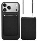 Woven Case + Wallet + Crossbody Strap Combination for iPhone 17 Pro