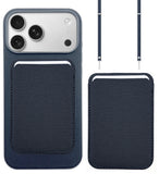 Woven Case + Wallet + Crossbody Strap Combination for iPhone 17 Pro