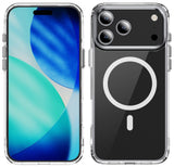 Clear Acrylic TPU Case for iPhone 17 Pro Max - Compatible with MagSafe