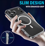 Clear Acrylic TPU Case for iPhone 17 Pro Max - Compatible with MagSafe