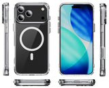 Clear Acrylic TPU Case for iPhone 17 Pro Max - Compatible with MagSafe