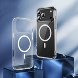 Clear Acrylic TPU Case for iPhone 17 Pro Max - Compatible with MagSafe