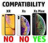 Tri-Shield Rugged Case Cover + Belt Clip Holster Strap for Apple iPhone Xs Max