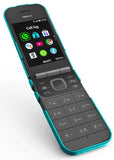 Grid Texture Hard Case Cover and Belt Clip Holster for Nokia 2720 V Flip Phone