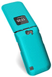 Grid Texture Hard Case Cover and Belt Clip Holster for Nokia 2720 V Flip Phone