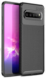 Carbon Fiber Flex TPU Gel Skin Case Slim Cover for Samsung Galaxy S10 5G SM-G977