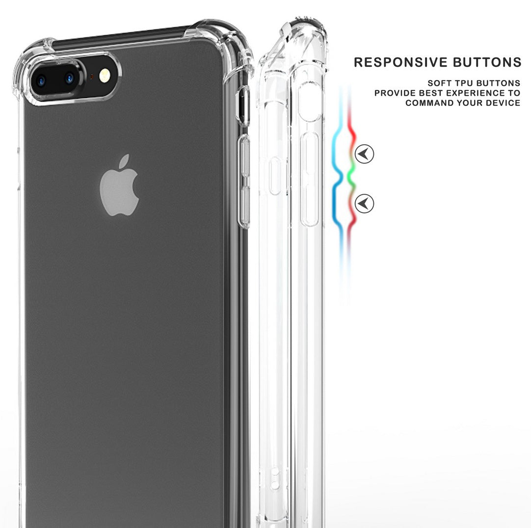 AQUAFLEX ANTI-SHOCK BUMPER CASE COVER CLEAR HARD BACK FOR