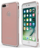 Rose Gold GlassBak 360 Case + Tempered Glass for iPhone 8 Plus/7 Plus/6 Plus