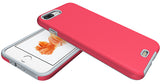 ANTI-SLIP TEXTURED GRIP SKIN HARD CASE COVER FOR APPLE iPHONE 7/8 PLUS +