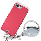 ANTI-SLIP TEXTURED GRIP SKIN HARD CASE COVER FOR APPLE iPHONE 7/8 PLUS +