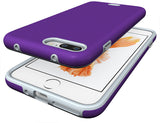 ANTI-SLIP TEXTURED GRIP SKIN HARD CASE COVER FOR APPLE iPHONE 7/8 PLUS +
