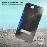TRI-SHIELD CASE STAND CARD SLOT COVER STRAP BELT CLIP FOR iPHONE 8 PLUS, 7PLUS