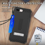 TRI-SHIELD RUGGED CASE + BELT CLIP HOLSTER STRAP STAND FOR APPLE iPHONE 7/8 PLUS