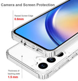 AquaFlex Anti-Shock Clear Case Slim Cover for Samsung Galaxy A15 5G