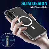 Clear Case for Samsung Galaxy A17 5G Phone - Compatible with MagSafe Mounts