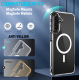 Clear Case for Samsung Galaxy A17 5G Phone - Compatible with MagSafe Mounts