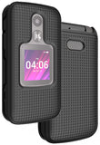 Grid Case Slim Hard Shell Cover for Alcatel MyFlip 2 Phone, TCL My Flip 2 A406DL