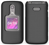 Grid Case Slim Hard Shell Cover for Alcatel MyFlip 2 Phone, TCL My Flip 2 A406DL